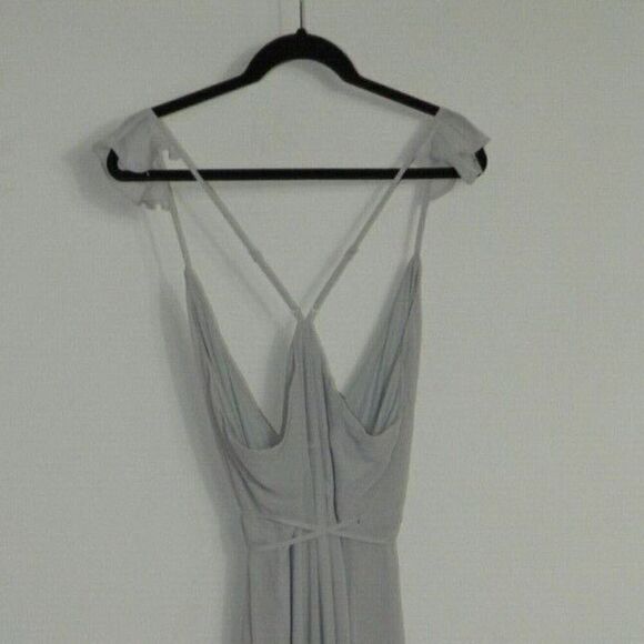 Lulu's Dress Here's to Us‎ Gray High-Low Wrap Dress Size X-Large - Picture 9 of 12